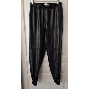 Abercrombie & Fitch S Vegan Leather Joggers Festival Punk Concert